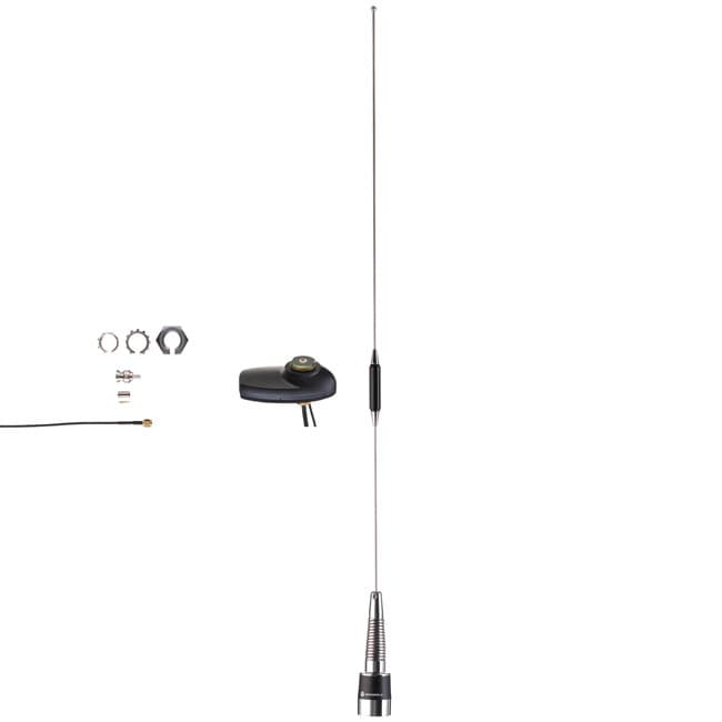 PMAE4038 Anténa prutová kombinovaná GPS/UHF 450-470MHz, 5db zisk