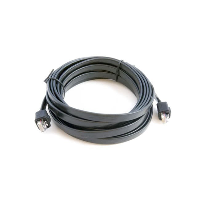Propojovací kabel RKN4079 7m pro dělené montáže Motorola, stočený do kroužku, konce s konektory RJ-45 viditelné zepředu.